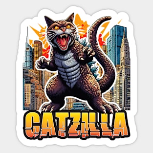 Catzilla S01 D16 Sticker